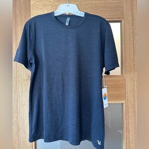 VUORI MEN'S ZEPHYR TEE BLACK HEATHER (Size S) **NEW**